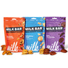 Milk Bar Super Crunchy Cookies - Double Chocolate Chip & Pretzel-y Chocolate Chip - Pack of 3, 4.5oz Bags - No Artificial Flavors