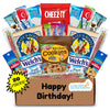 Hangry Kit Birthday Snack Box - (20 CT) Happy Birthday Gift Basket Care Package - Contains Birthday Snacks Cookies Chips Candy. Party Variety Gift Box. (Funny 1)