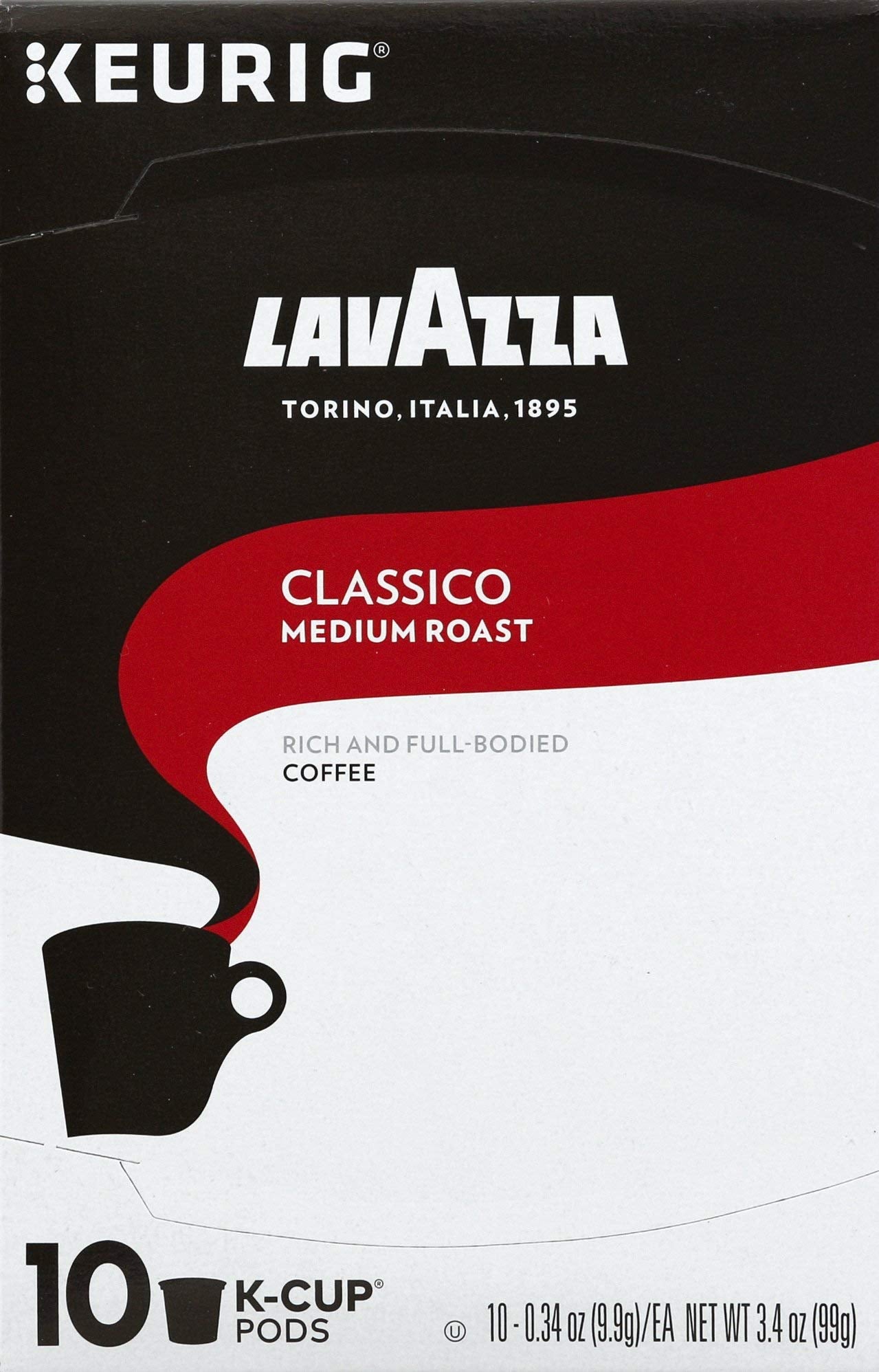 Lavazza - Coffee Classico K-cup - Case of 6 - 10 CT (6x10 CT)