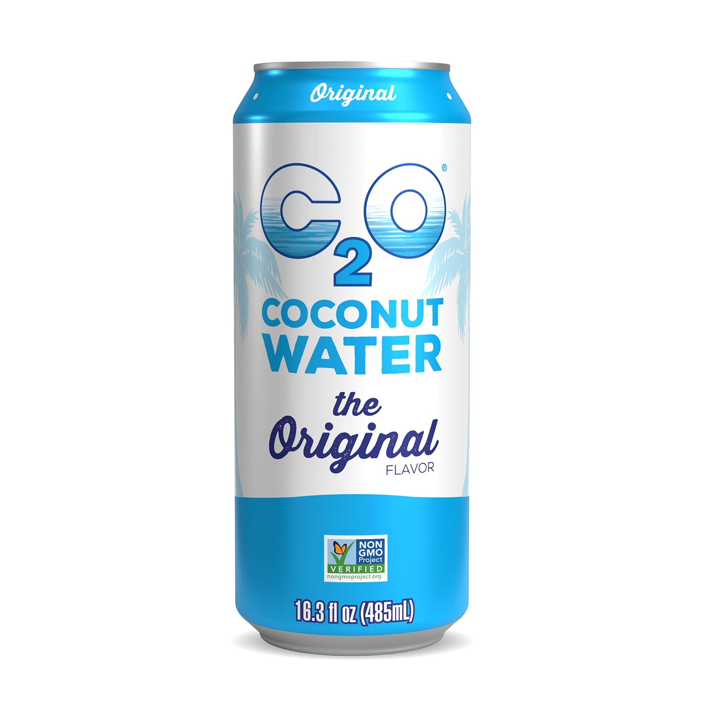 C2O - Coconut Water, The Original Flavor (8 Pack) - Made With Fresh Coconut Water - Plant Based - Non Gmo - Canned Water - Natural Hydration, Essential Electrolytes, & Potassium - 8 Cans, 16.3 Fl Oz