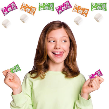 The Dreidel Company Luau Hibiscus Buttermints, Mint Candies, After Dinner Mints, Butter Mint Candy, Fat-Free, Individually Wrapp