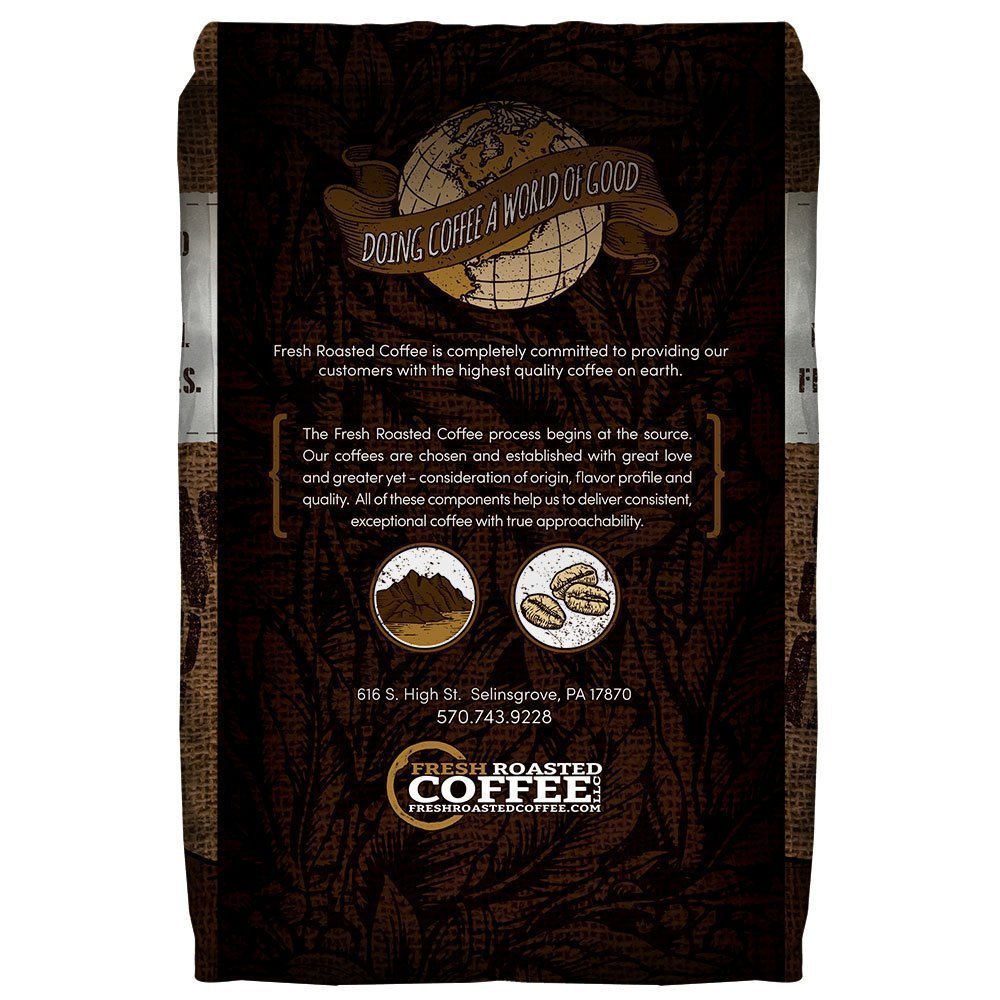 Fresh Roasted Coffee Swiss Water Decaf, Organic Fair Trade, 5 Pound, Kosher