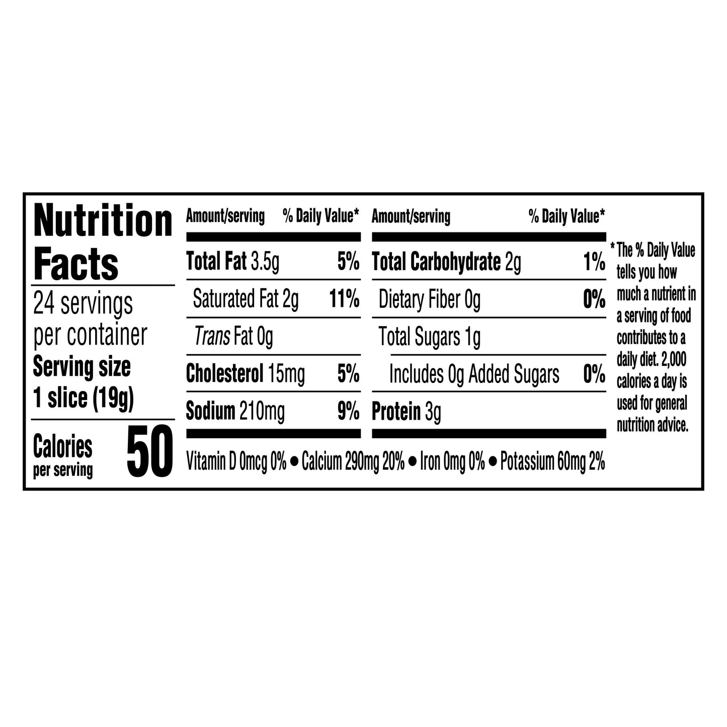 Kraft Singles White American Slices, 24 ct Pack