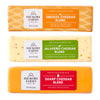 Hickory Farms Cheddar Cheese Variety Sampler - 3 Pack | Gourmet Charcuterie Variety, Perfect For Charcuterie Boards