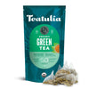 Teatulia Organic Green Tea Bags (50 Pyramid Sachet Teabags) Pure Whole Leaf Natural Green Tea In Bags | Premium 100% Compostable