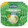Lundberg Cilantro Lime White Jasmine Rice, Microwave Or Stovetop, 6-Pack – Lightly Seasoned, Ready In 90 Seconds, Regenerative Organic Certified, 8 Oz Ea