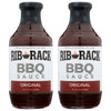 Rib Rack Bbq Sauce, Original - 2 Count (Packaging May Vary)