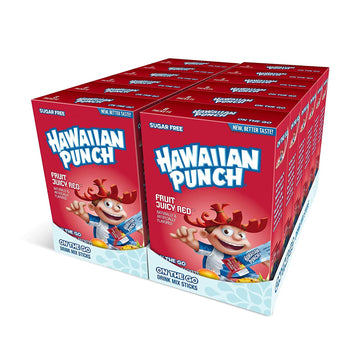 Juicy Mixes Hawaiian Punch Powder Drink Mix – Sugar Free & Delicious, Excellent Source Of Vitamin C (Fruit Juicy Red, 96 Sticks)