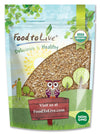 Food to Live - Organic Cracked Wheat Berries, 5 Pounds - Non-GMO. Cleaned, Crushed & Sifted Hard Red Winter Groats. Raw, Vegan,