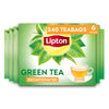 Lipton Decaffeinated Green Tea Bags, Unsweetened Teabags For Decaf Hot Tea Or Decaf Iced Tea With Flavonoids, 240 Total Tea Bags