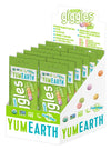 YumEarth Organic Giggles Sour Chewy Candy Bites, 2oz (Pack of 12), Allergy Friendly, Gluten Free, Non-GMO, Vegan, No Artificial