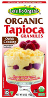 Let'S Do Organic Organic Tapioca Granules, 6 Ounce Boxes (Pack Of 6)