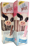 Milk Magic Flavoring Straws, 2-Pack Bundle (24 Straws per Pack), Strawberry and Chocolate Milk Straw Value Pack