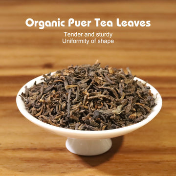Lapalide 5.29 Oz Puerh Tea Loose Leaf, Usda Organic Pu Erh Tea, Yunnan Puerh Tea Loose Leaf Mellow And Rich, Pu'Er Ancient Tree