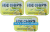 Ice Chips Xylitol Candy Tins 5.28 Oz Total (Lemon, 3 Pack) - Includes Band As Shown