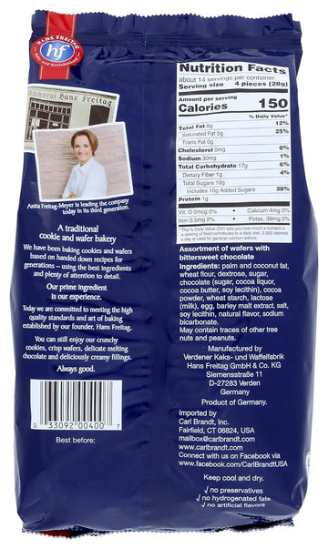 Hans Freitag Desiree Assorted Wafer Cookies, 14 Ounce (Pack Of 10)