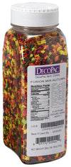 Decopac Autumn Fusion Mix Candy Sprinkles, 26Oz, Fancy Sprinkles In Handheld Container, Edible Sprinkles For Celebration Cakes, Cupcakes, Cookies And Donuts