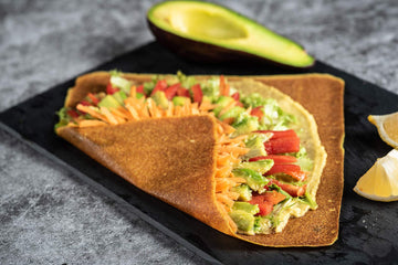 NUCO Coconut Wraps, Turmeric Flavor, Paleo, Vegan, Gluten Free, Non-GMO, Low Carb, 10 Count (Two Packs of 5 Wraps)