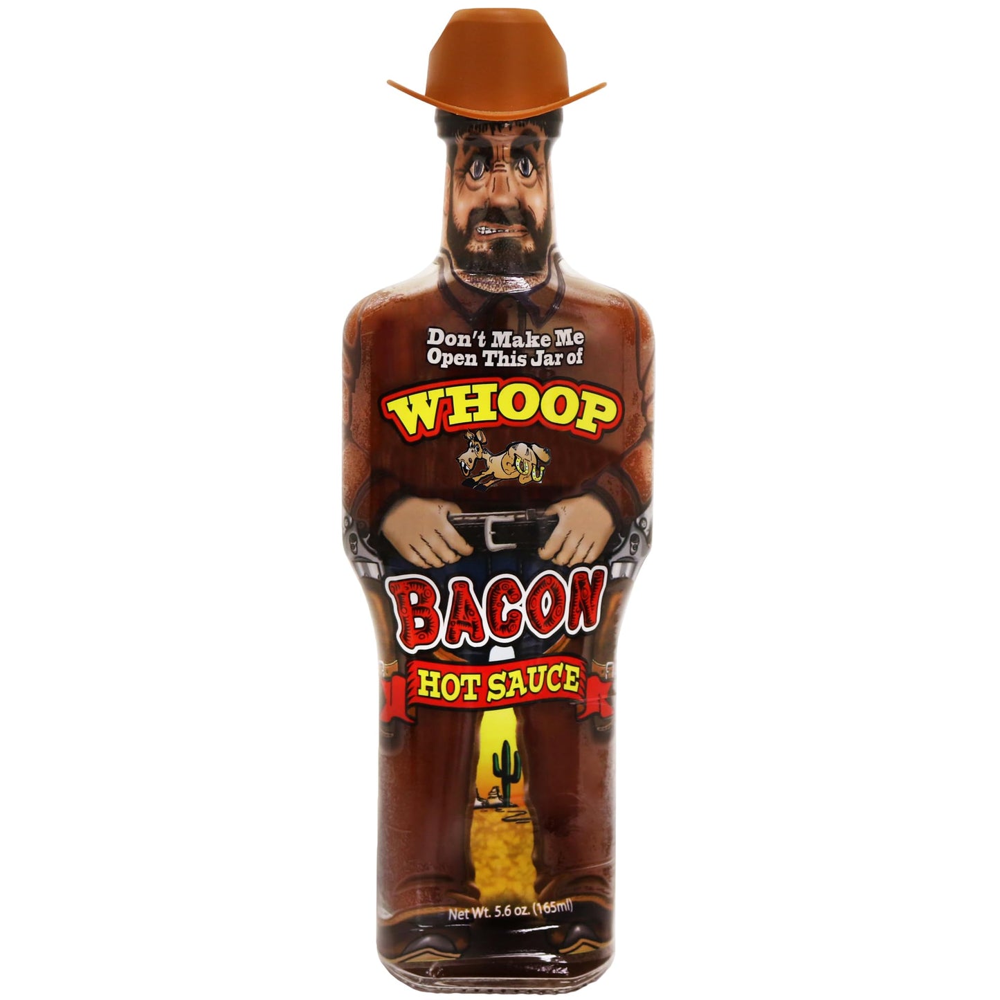 WHOOP ASS Hot Sauce - Bacon Flavor, 5.6 Ounce (Pack of 1)