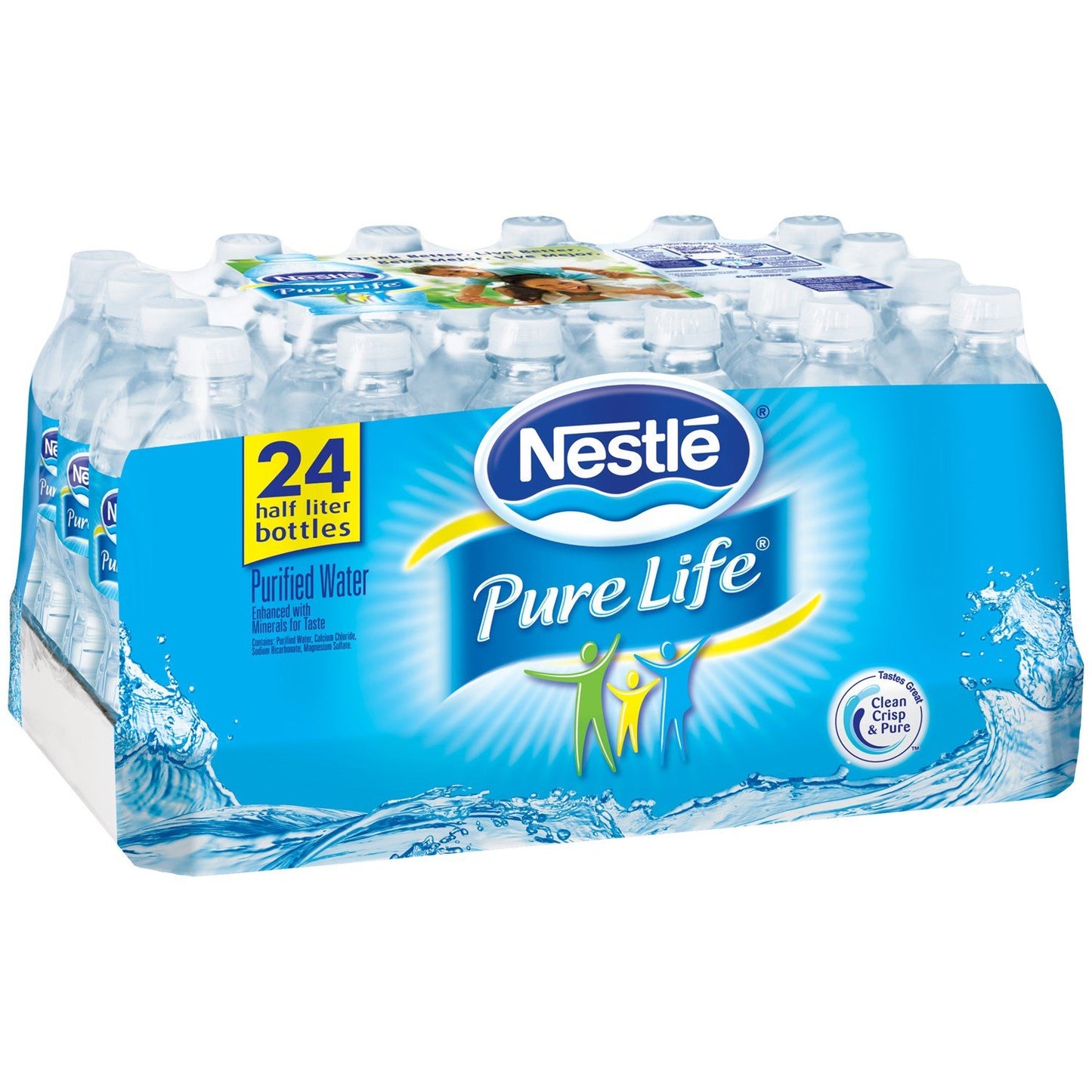Pure Life 571863 Nestle Pure Life Water 16.9 Oz. 24/Carton (110109)