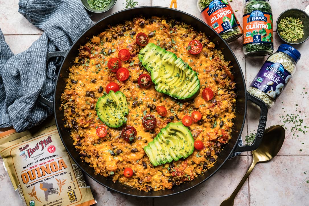 Litehouse Freeze Dried Cilantro - Substitute For Fresh Cilantro, Jar Equal To 4 Cilantro Fresh Bunches, Fresh Cilantro, Organic