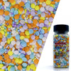 2 Sizes Macaroon Sequins Edible Funfetti Sprinkles Pastel Confetti Confetti Sequins Quin Sprinkles Carnival Sprinkles Decorating