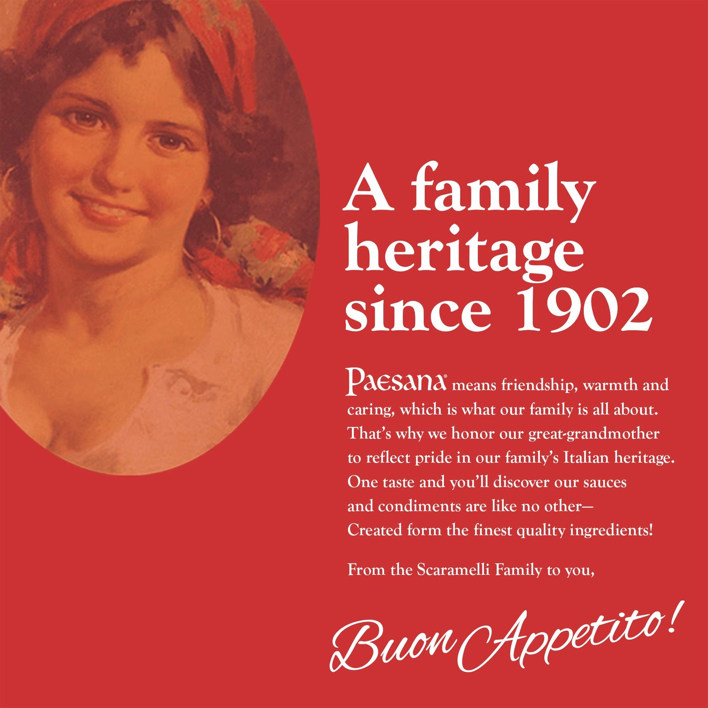 Paesana Low Sodium Marinara Pasta Sauce - Gluten Free, Vegan Friendly, Keto Friendly and made with 100% Imported Italian Tomatoe