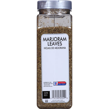 McCormick Culinary Marjoram Leaves, 4 oz - One 4 Ounce Container of Marjoram Spice for a Bitter, Minty Flavor, Ideal in Stews, S