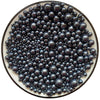 Eastron Edible Black Pearl Sugar Sprinkles Candy Mixing Size Baking Cake Decorations Cupcake Toppers Cookie Decorating Celebrati
