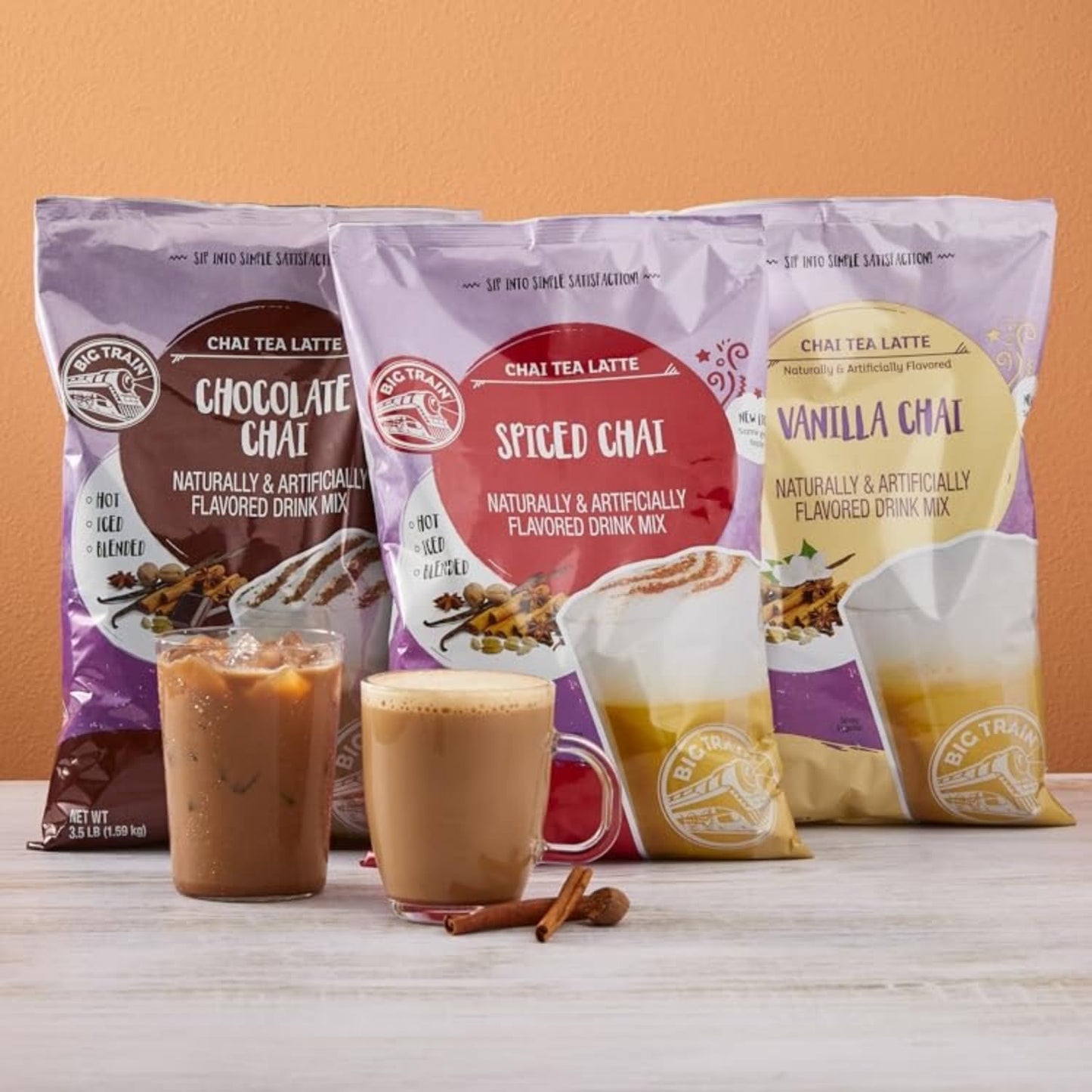 Big Train Spiced Chai Tea Latte Beverage Mix, 3.5 Pound (Pack Of 1)