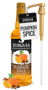 Syruvia Pumpkin Spice Syrup - Pumpkin Spice Coffee Syrup Flavor, 25.4 fl oz, Kosher, Gluten Free, Perfect for Coffee, Drinks, So