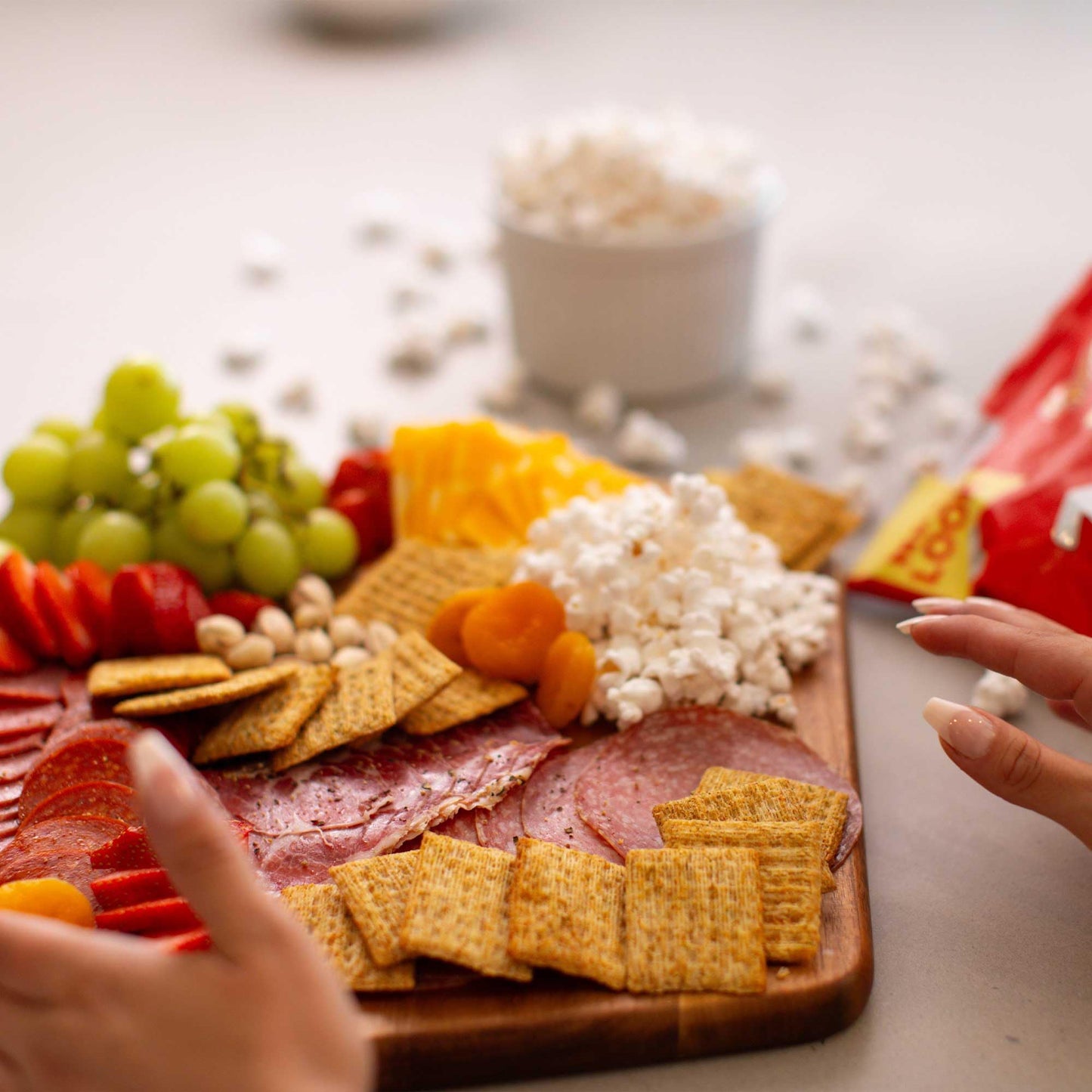 Popcornopolis Perfectly Salted Nearly Naked 6 Ct, 1 Oz Case, Salt Flavored Better-For-You Popcorn