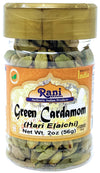 Rani Green Cardamom Pods Spice, All Natural, Vegan, Gluten Friendly, 2oz (56g) PET Jar, Product of India