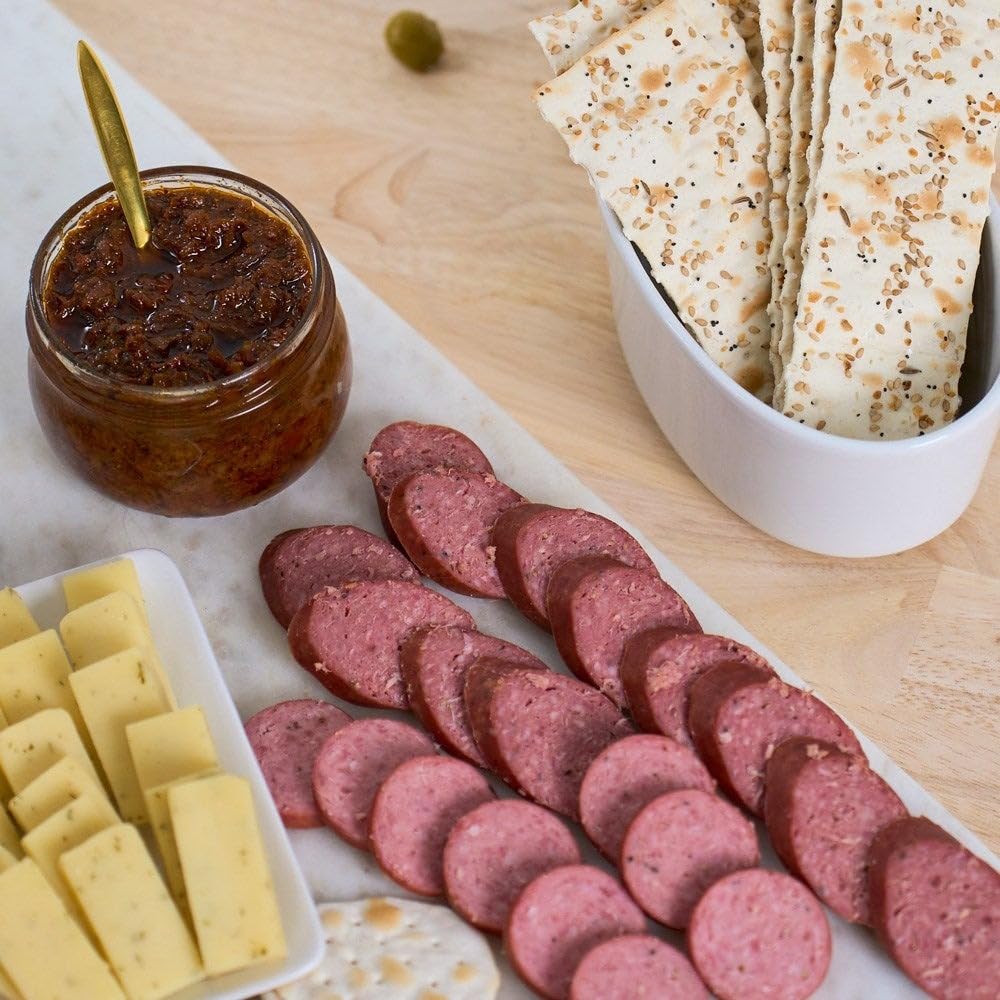 Gourmet Meat & Cheese Sampler Gift Basket - Deluxe Charcuterie Cheese Platter - Gourmetgiftbaskets.Com Food Gifts