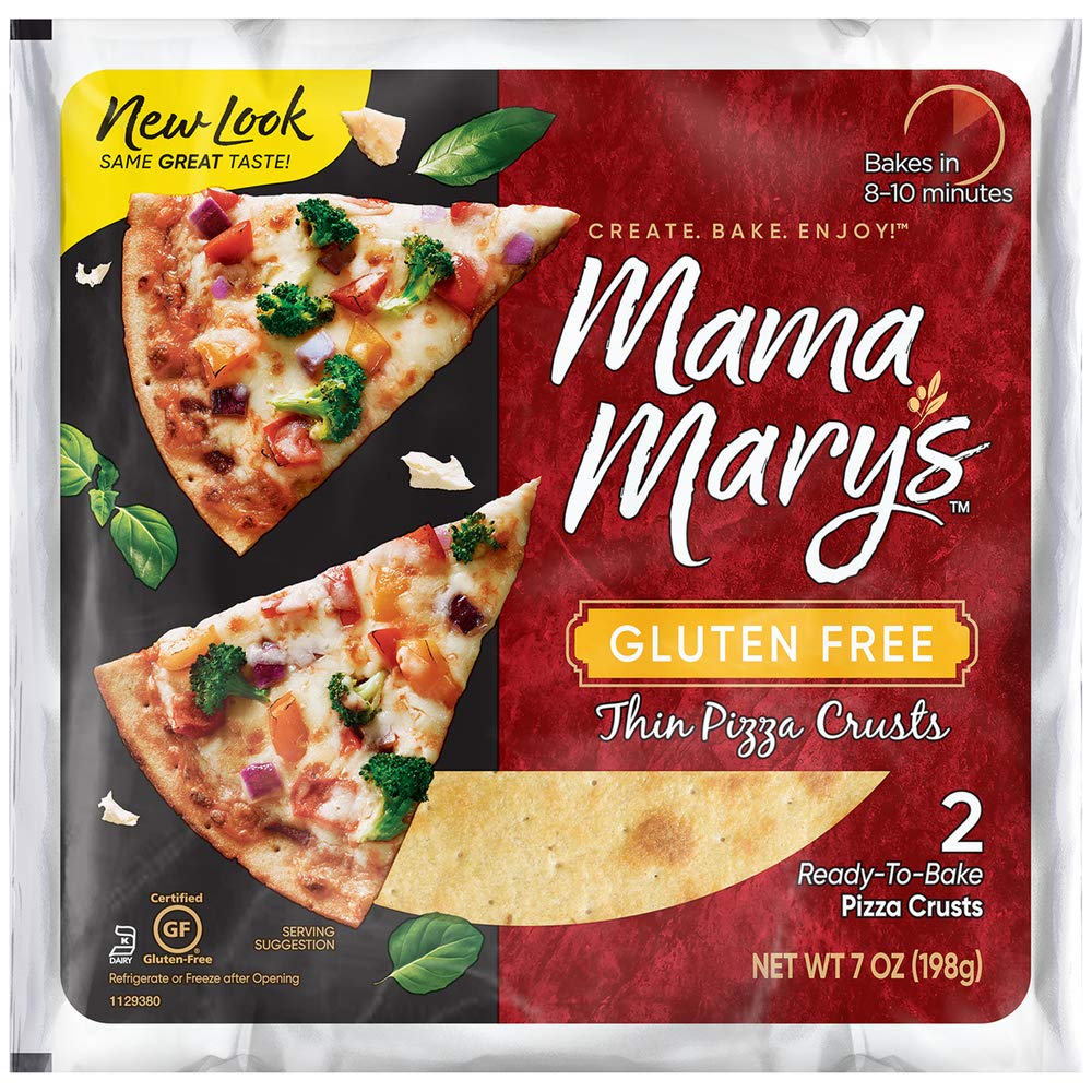 Mama Mary'S Gluten Free Pizza Crusts, 7 Ounce