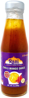 Rani Chilli Mango Sauce (Sweet & Spicy Dipping Sauce) 7oz (200g) Glass Jar, Ready to eat, Vegan ~ Gluten Free | NON-GMO | Indian