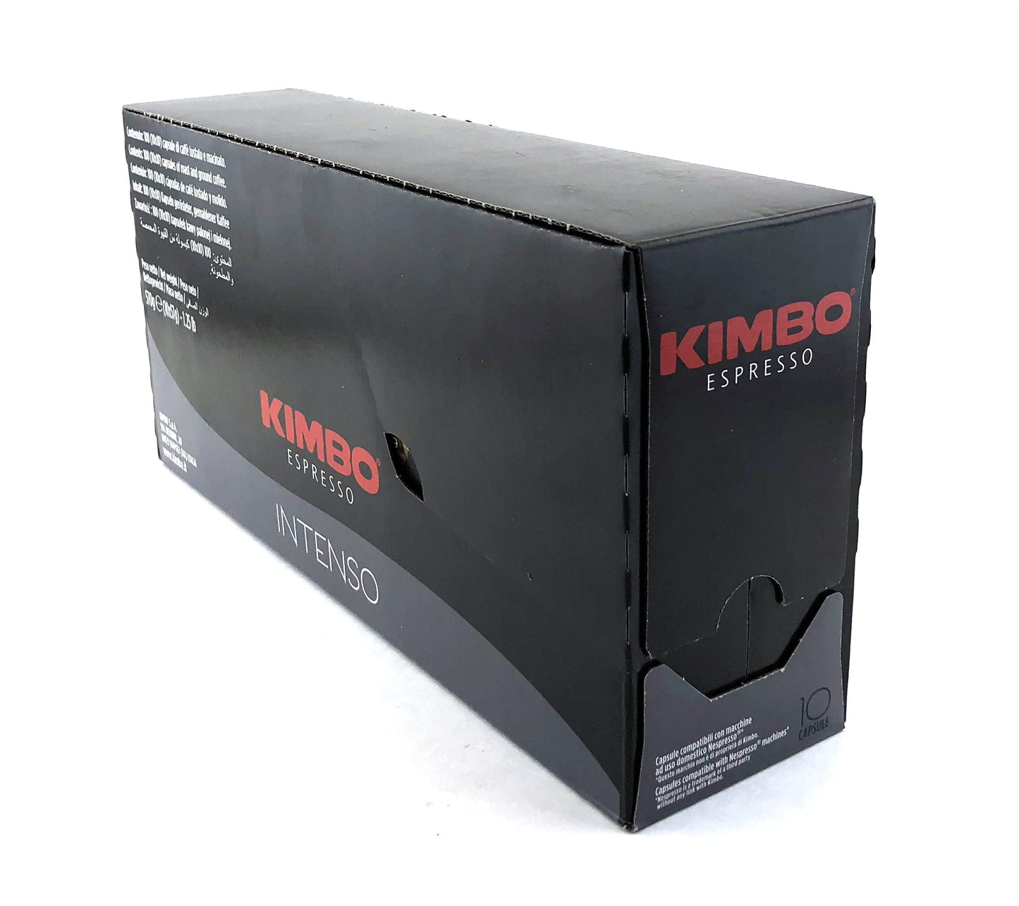 KIMBO Espresso Intenso Nespresso compact pieces, 100% Arabica Coffee, Pack of 100 compact pieces