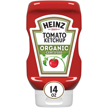 Heinz Organic Tomato Ketchup (14 Oz Bottles, Pack Of 6)