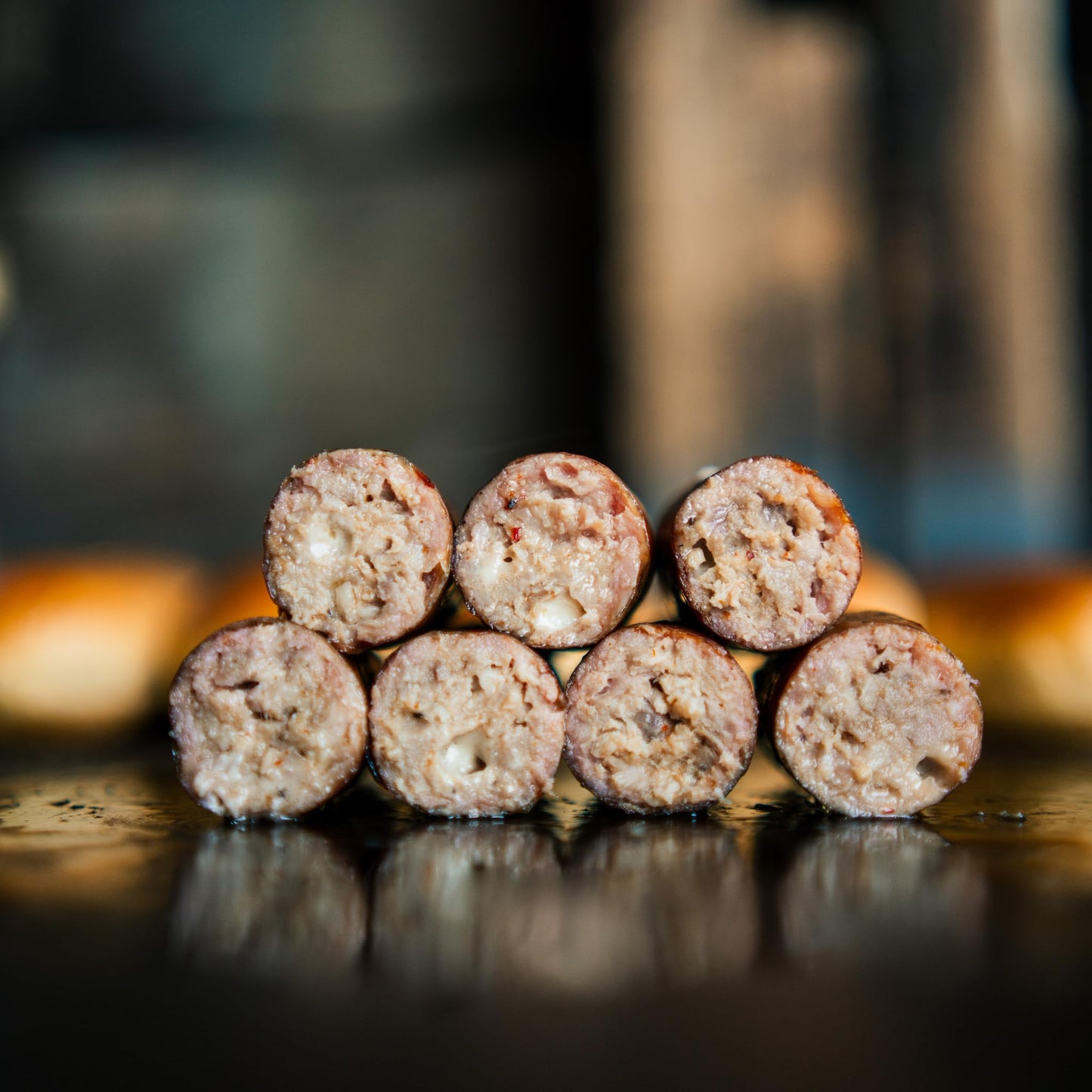 Bearded Butchers Tailgater Bratwurst 12 Pack (1 Lb Each) - Gourmet Sausage With Swiss Cheese & Savory Spices - Perfect For Grill