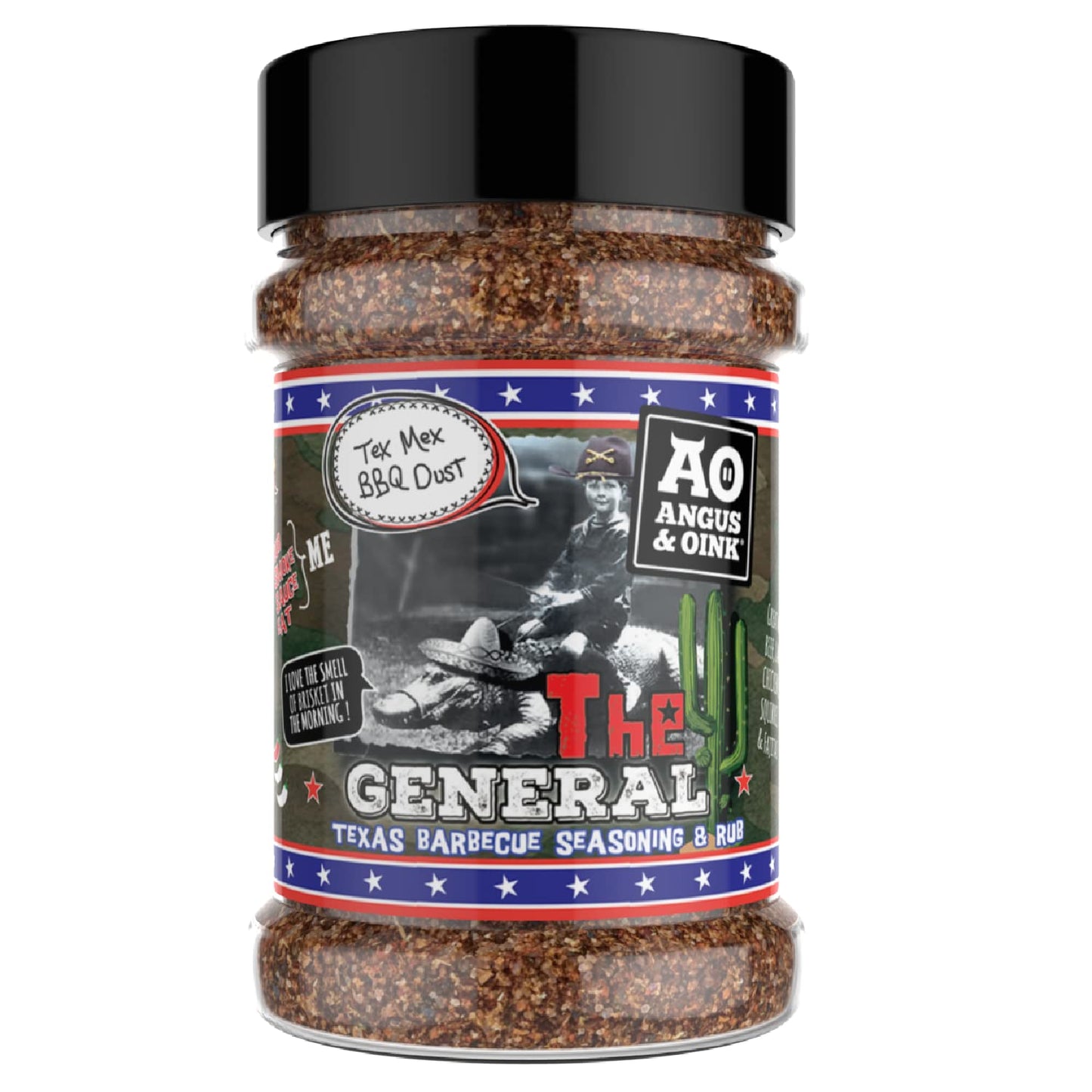 Angus & Oink | The General Tex Mex Bbq Seasoning | Authentic Deep Southern Flavour | Perfect For Beef Lamb Chicken & Vegetables | Gluten-Free | 200G