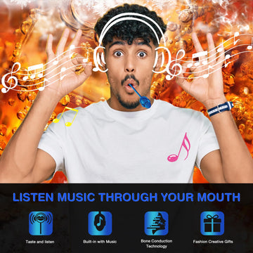 Amos Music Sugar-Free Lollipop Candy Suckers, Individually Wrapped Cola Flavor - Unique Gift, 1 Count