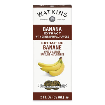Watkins Banana Extract With Other Natural Flavors, 2 Oz. Bottles, Pack Of 6 (Packaging May Vary)