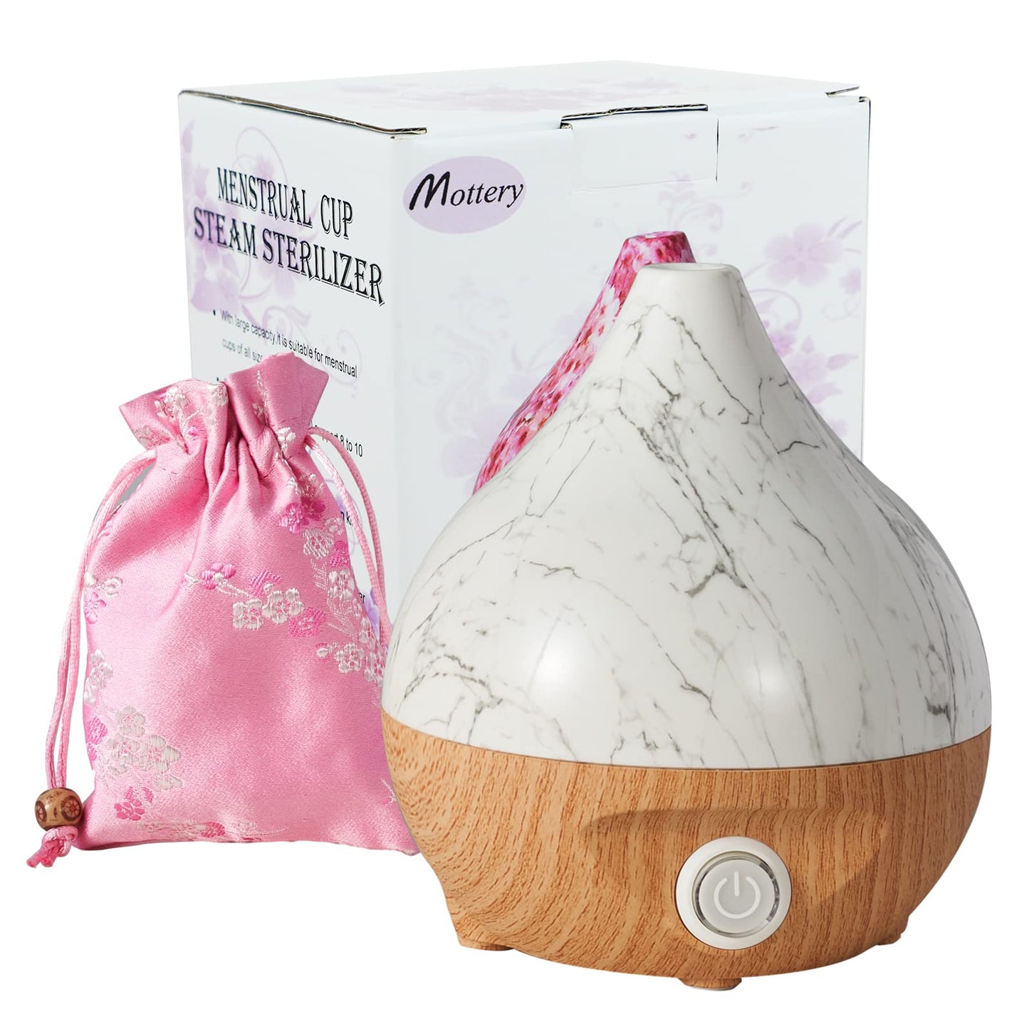 Mottery Menstrual Cups Steamer Machine High Temperature Wash Your Cup 99.9% Dirty 8 Minutes - Feminine Hygiene - Leak-Free (Mc-0