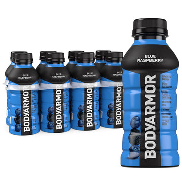 Bodyprotective Covering Sports Drink Sports Beverage, Blue Raspberry, Natural Flavors With Vitamins, Potassium-Packed Electrolytes, No Preservatives, Perfect For Athletes, 12 Ounce (Pack Of 8)