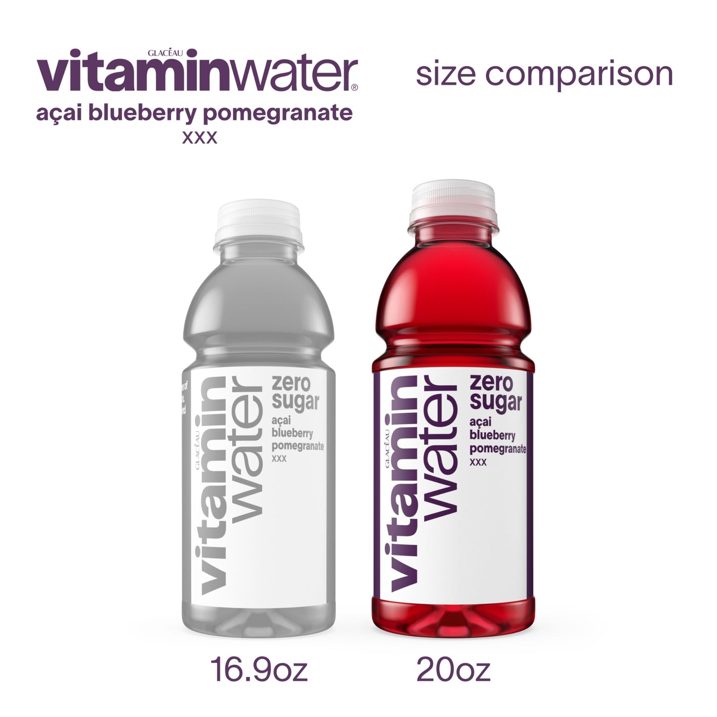 GLACEAU vitaminwater Zero Variety Pack, 20 Fl Oz, 12 Pack, Model 786162004383
