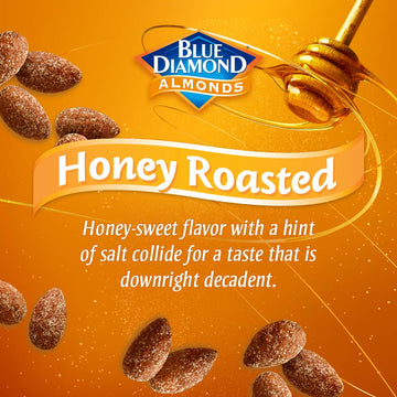 Blue Diamond Almonds Honey Roasted Snack Almonds, Honey Roasted, 1 Pound (Pack Of 1)