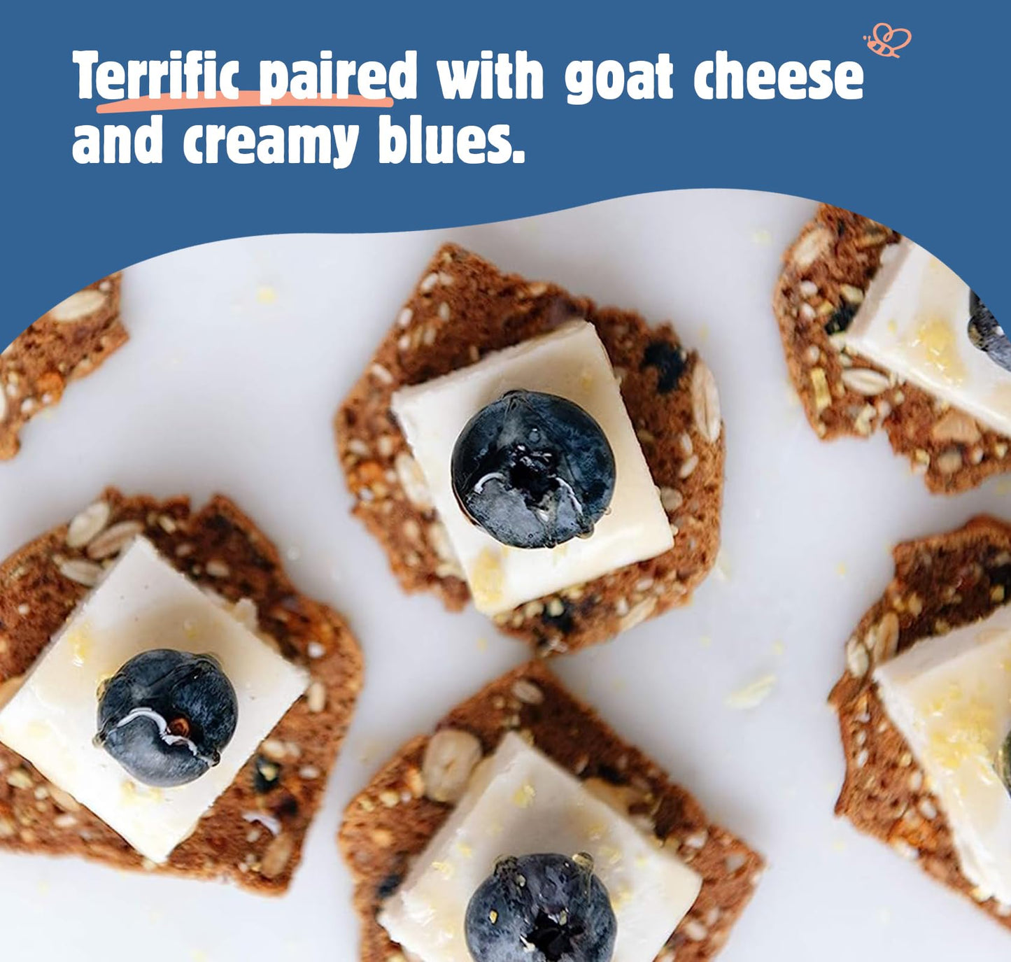 Maine Crisp Wild Blueberry Crisps - Gluten-Free Crackers With Blueberries, California Walnuts & Rosemary - Delicious Snack Crack