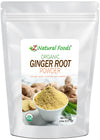 Z Natural Foods Organic Ginger Root Powder - Raw, Non-GMO, Gluten-Free - 5 lb Bulk Size