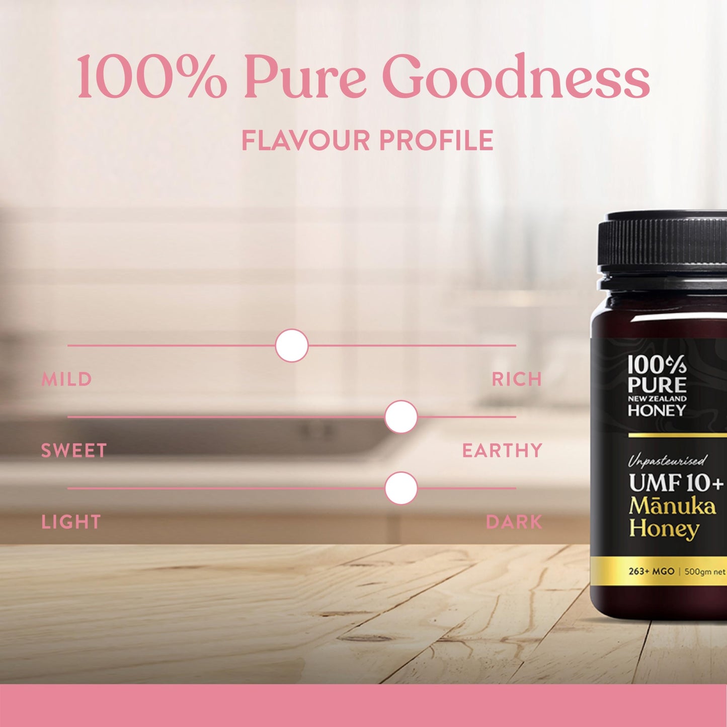 Manuka Honey New Zealand - Certified Umf 10+ (Mgo 261+) 100% Pure New Zealand Manuka Honey, Raw Manuka Honey, 8.8 Oz (250G)
