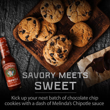 Melindas Chipotle Hot Sauce - Gourmet Chipotle Sauce - Made with Chipotle Peppers, Habanero Peppers, Carrots, Onion, Papaya & Li